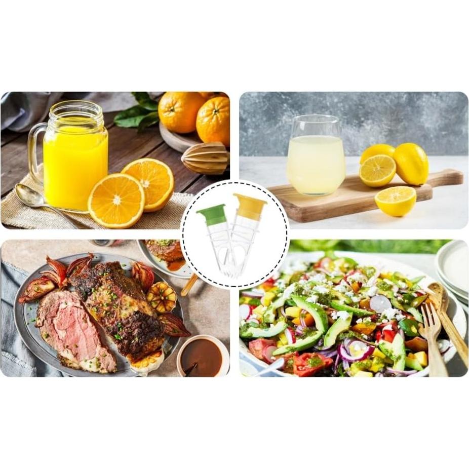 Exprimidor Manual de Limón NAWAZJEE con Tapa de Tornillo - 2 Piezas