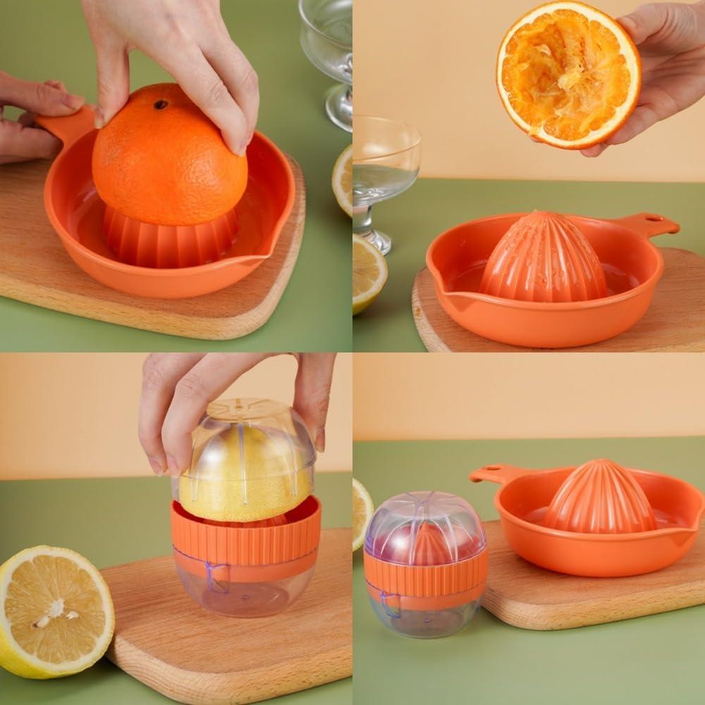 Exprimidor de Limón Manual Gifthub 2 PCS con Taza Plástico