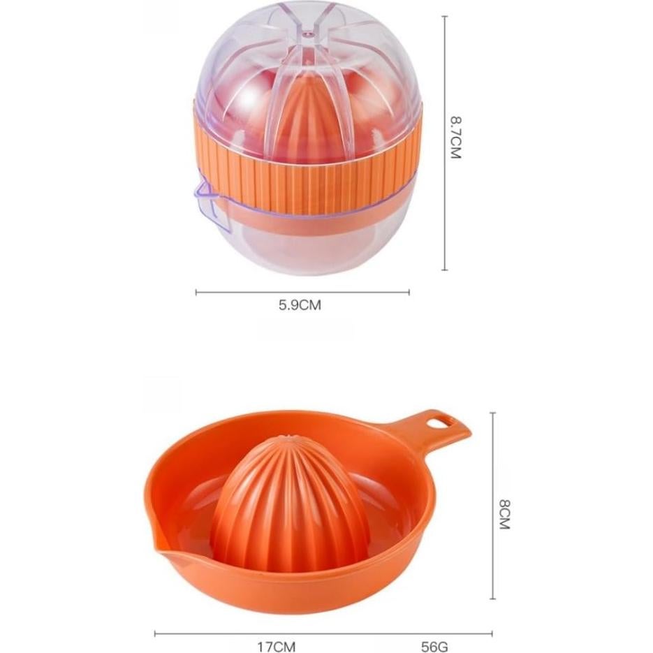 Exprimidor de Limón Manual Gifthub 2 PCS con Taza Plástico