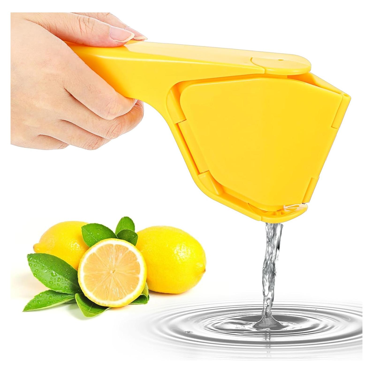 Exprimidor Manual de Limón Hpmjz Amarillo 21x9x3 cm