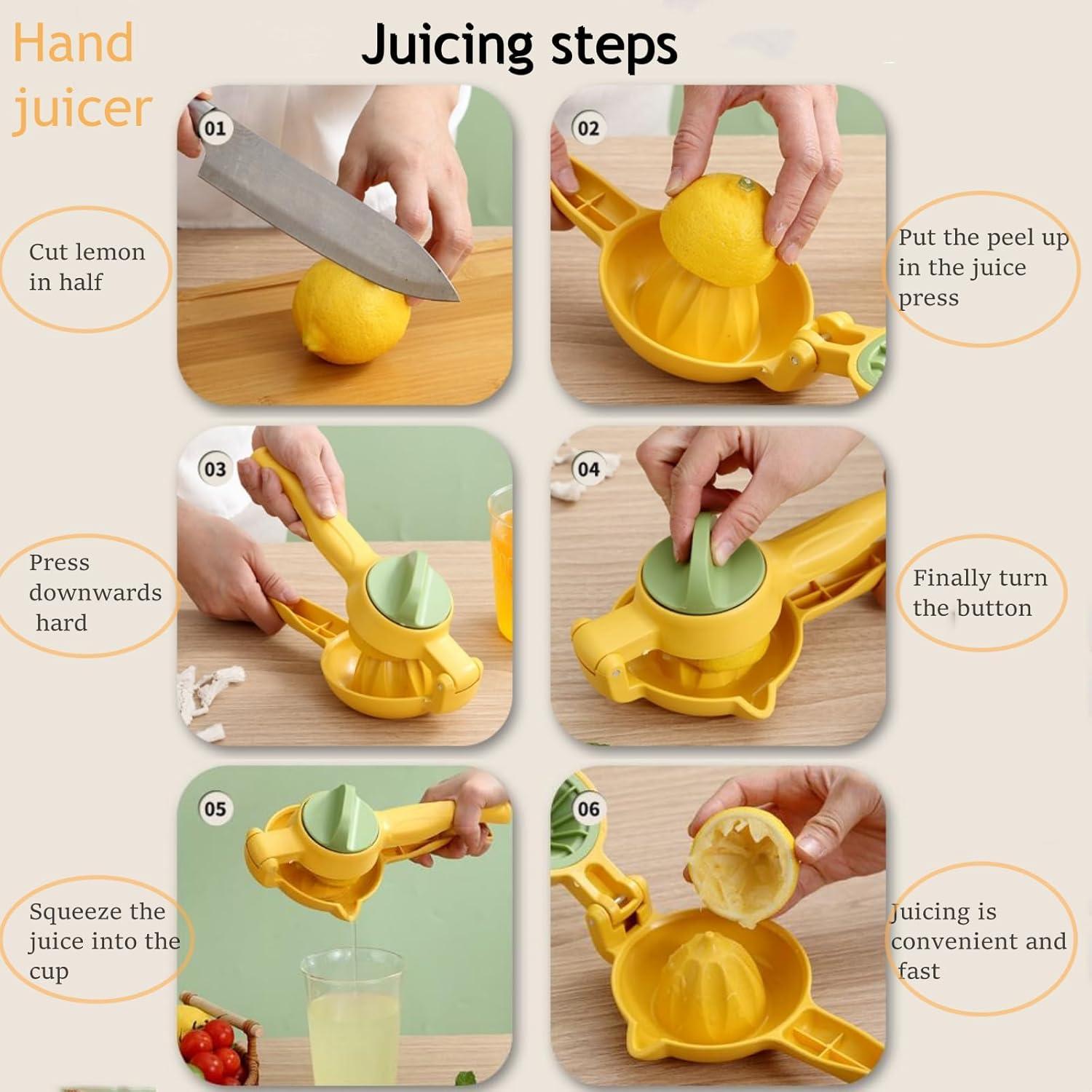 Exprimidor Manual de Cítricos Buoikik US-Lemon 220g Amarillo