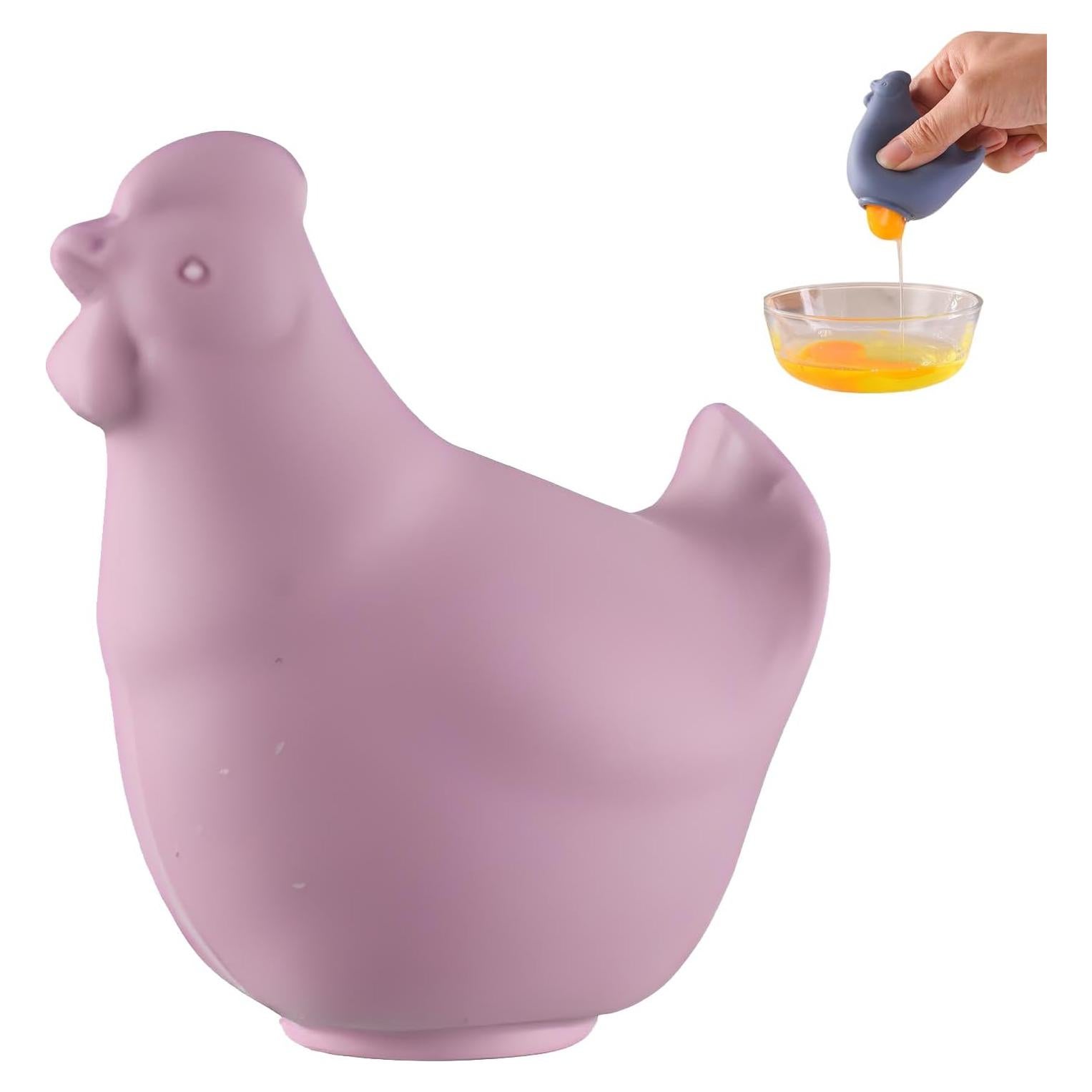 Separador de Huevos Kesttenn Rosa, Silicona, Sin Desorden