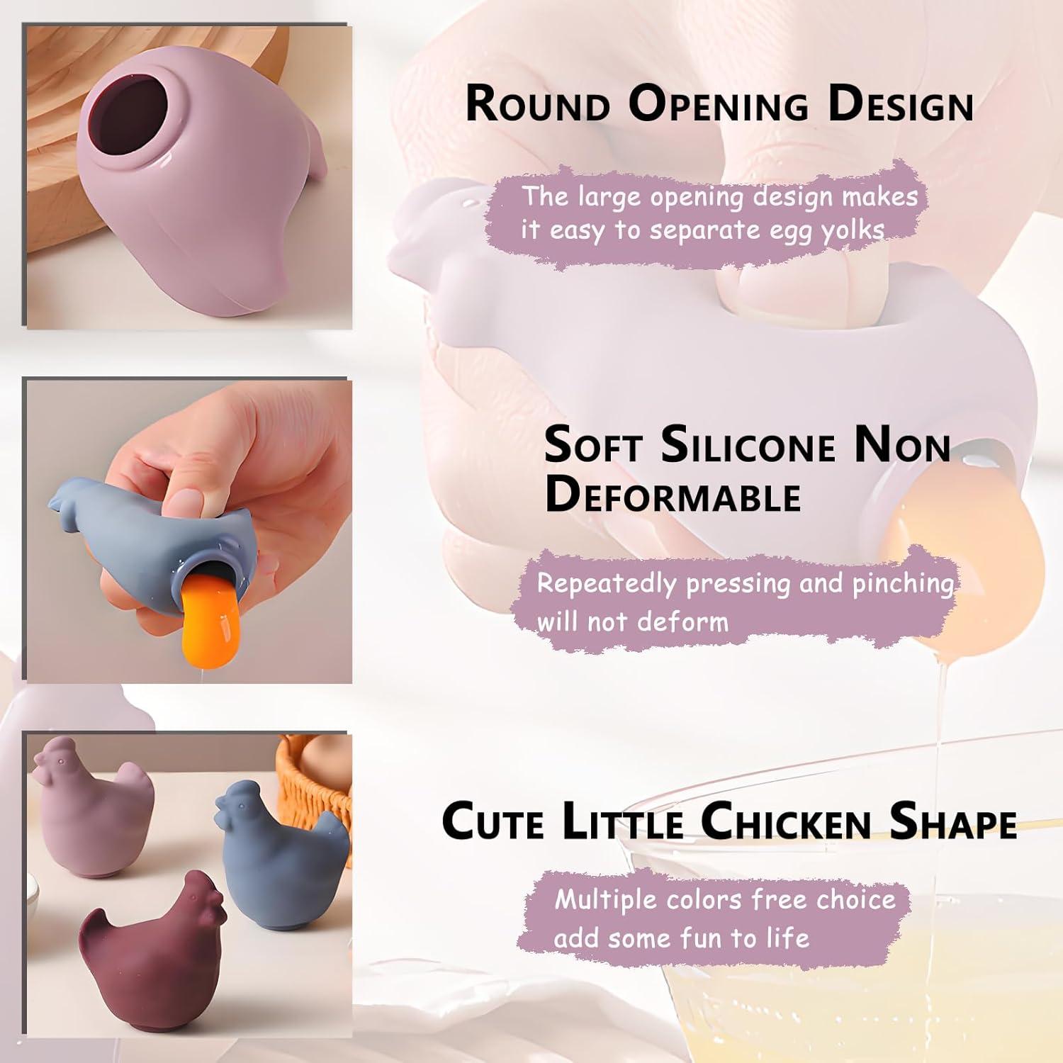 Separador de Huevos Kesttenn Rosa, Silicona, Sin Desorden