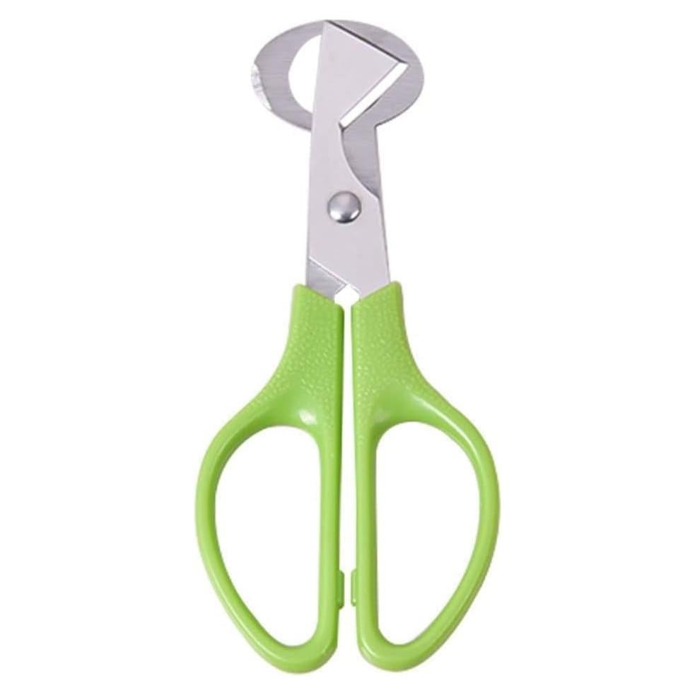 Tijeras cortadoras de huevo de codorniz JJLFresheners verde