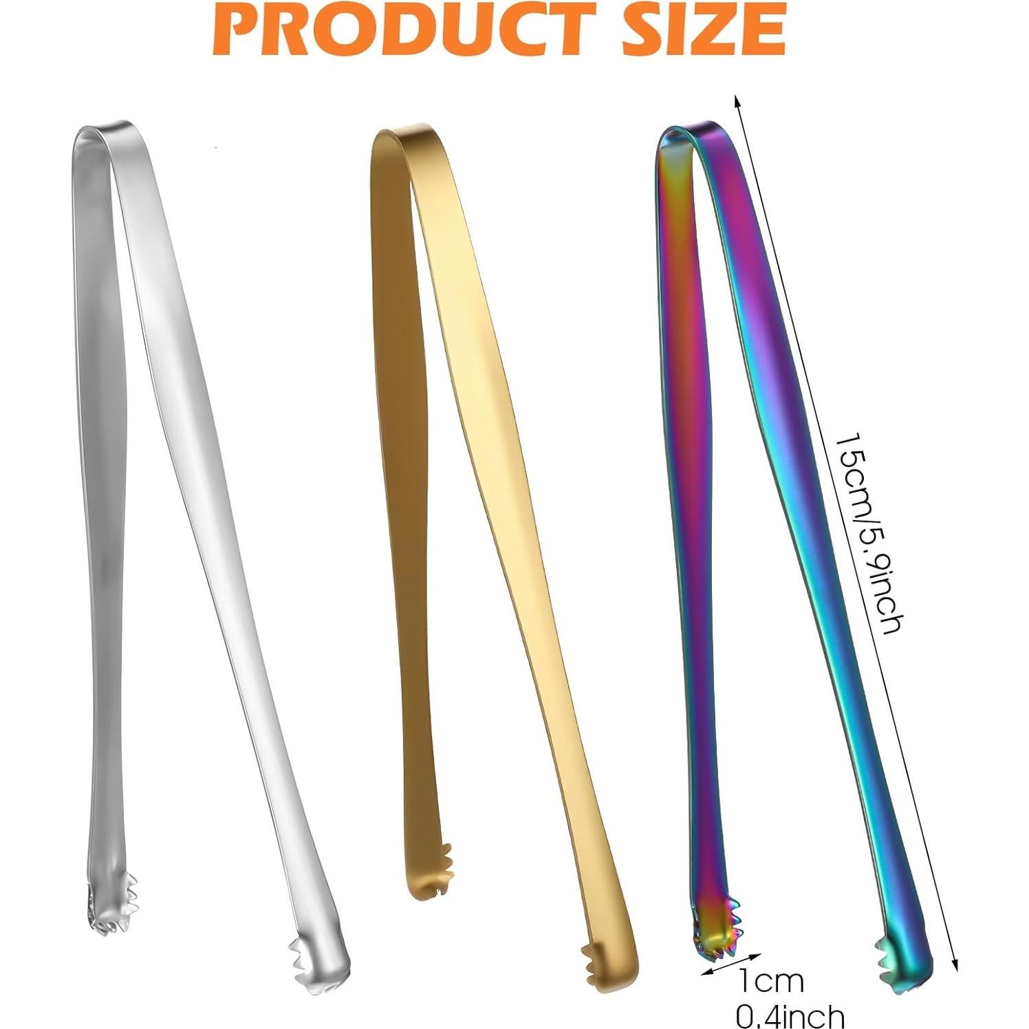 Pinzas de Cocina Multifuncionales MBAIYO 3pcs Acero Inoxidable