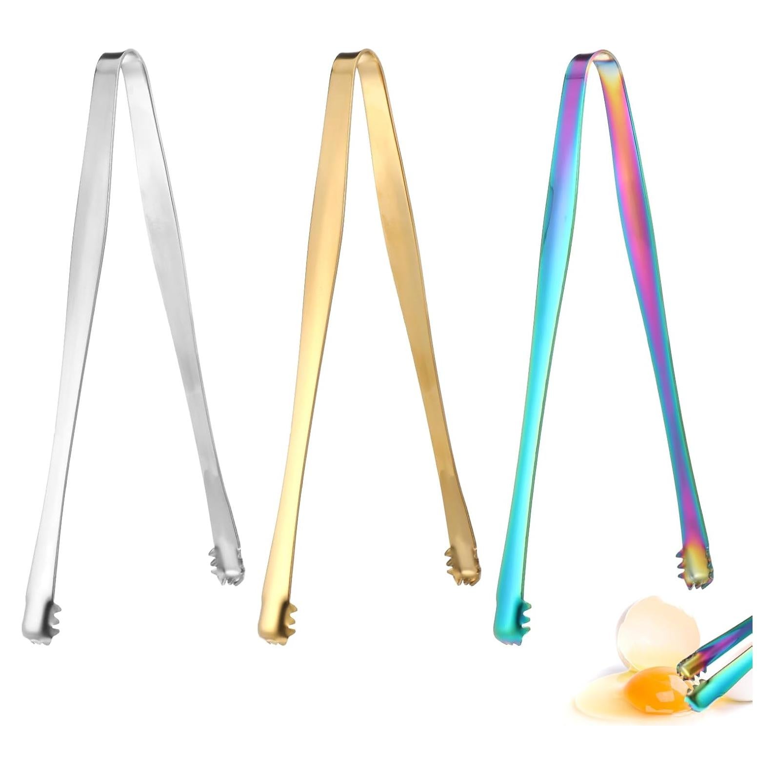 Bewudy 3 Clips de Acero Inoxidable para Huevos y Alimentos