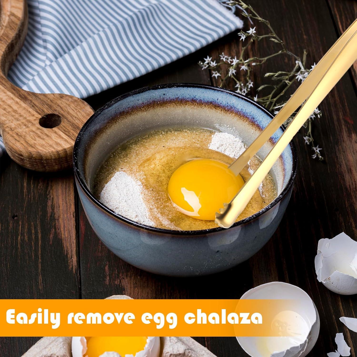 Bewudy 3 Clips de Acero Inoxidable para Huevos y Alimentos