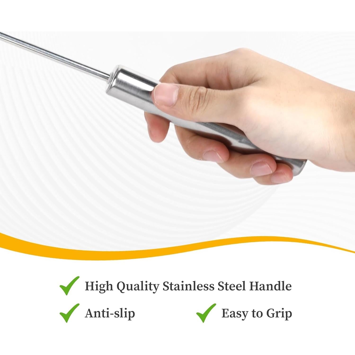 Set de Batidor de Huevo y Separador Wewounyl - Acero Inoxidable