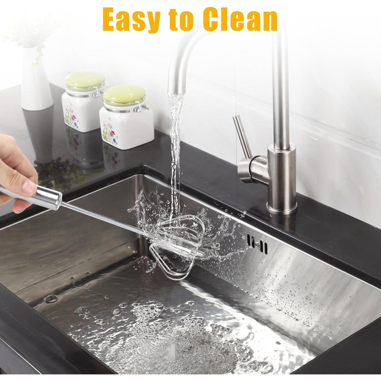 Set de Batidor de Huevo y Separador Wewounyl - Acero Inoxidable