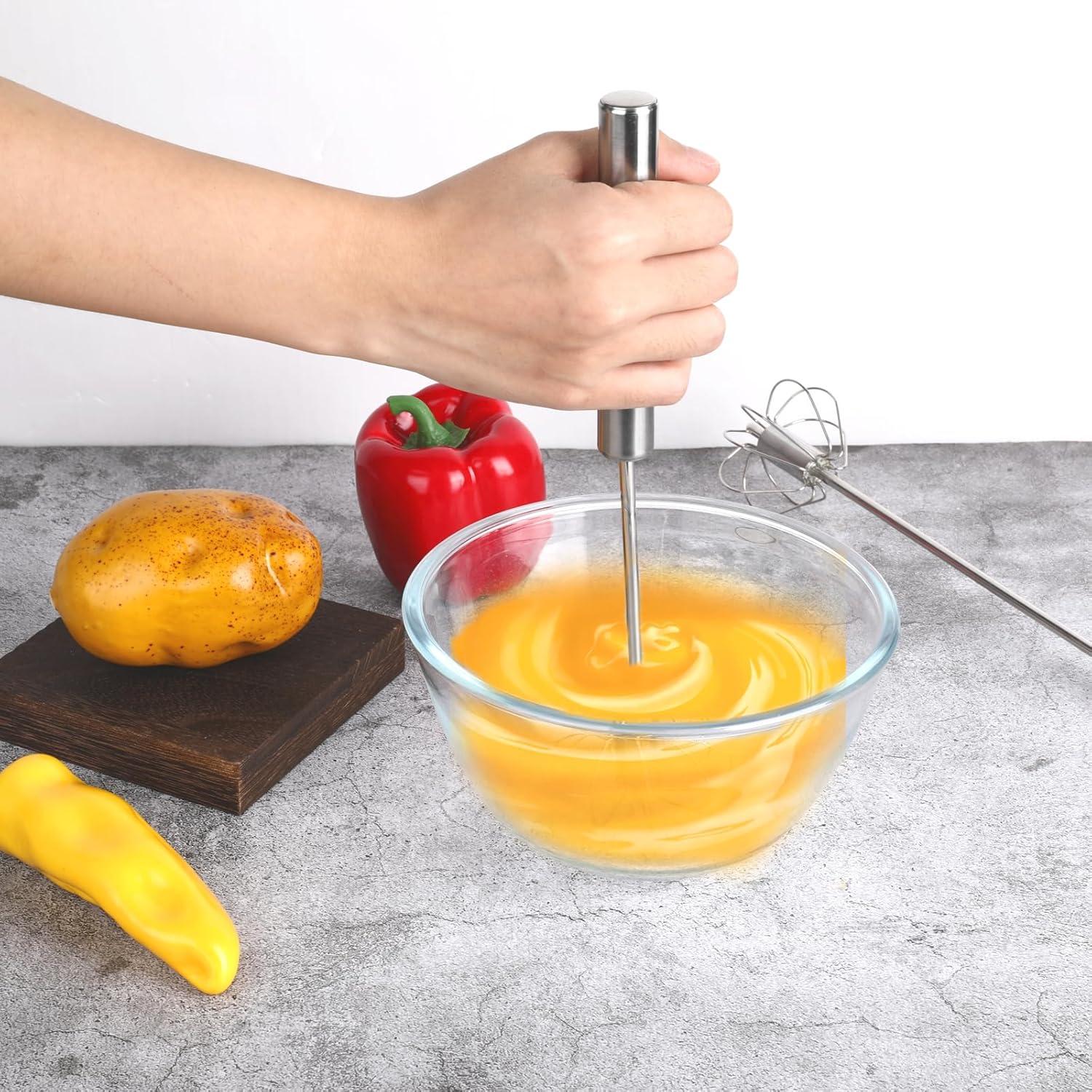 Set de Batidor de Huevo y Separador Wewounyl - Acero Inoxidable