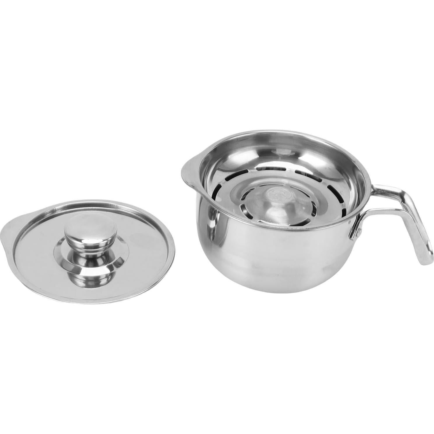 Cubo Separador de Huevos Yosoo Acero Inoxidable 304 con Tapa