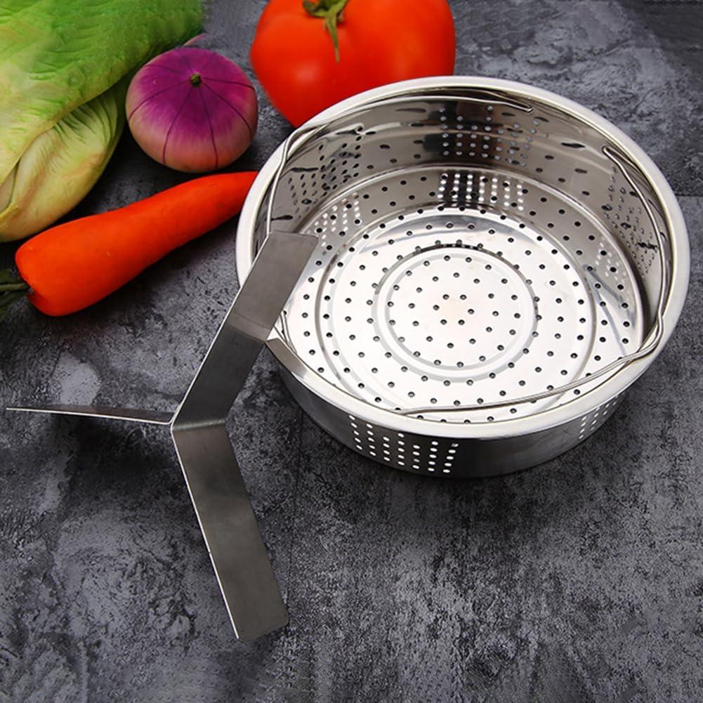 Juego de Cestas de Vapor Acero Inoxidable 21x6cm para Instant Pot