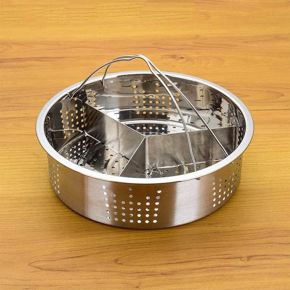 Juego de Cestas de Vapor Acero Inoxidable 21x6cm para Instant Pot