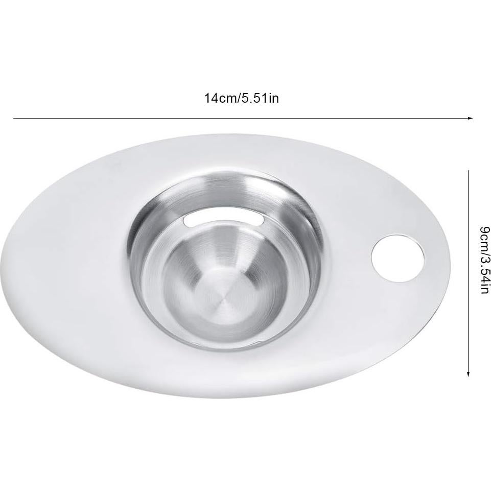 Separador de Huevos Mumusuki Acero Inoxidable 15x10cm Apto Lavavajillas