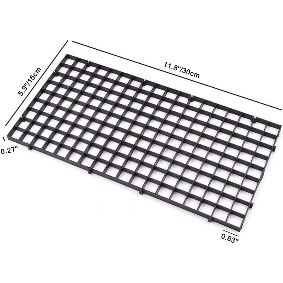 4 Divisores de Acuario Chnee con Clips de Succión 30x15cm