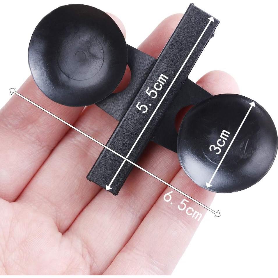 4 Divisores de Acuario Chnee con Clips de Succión 30x15cm