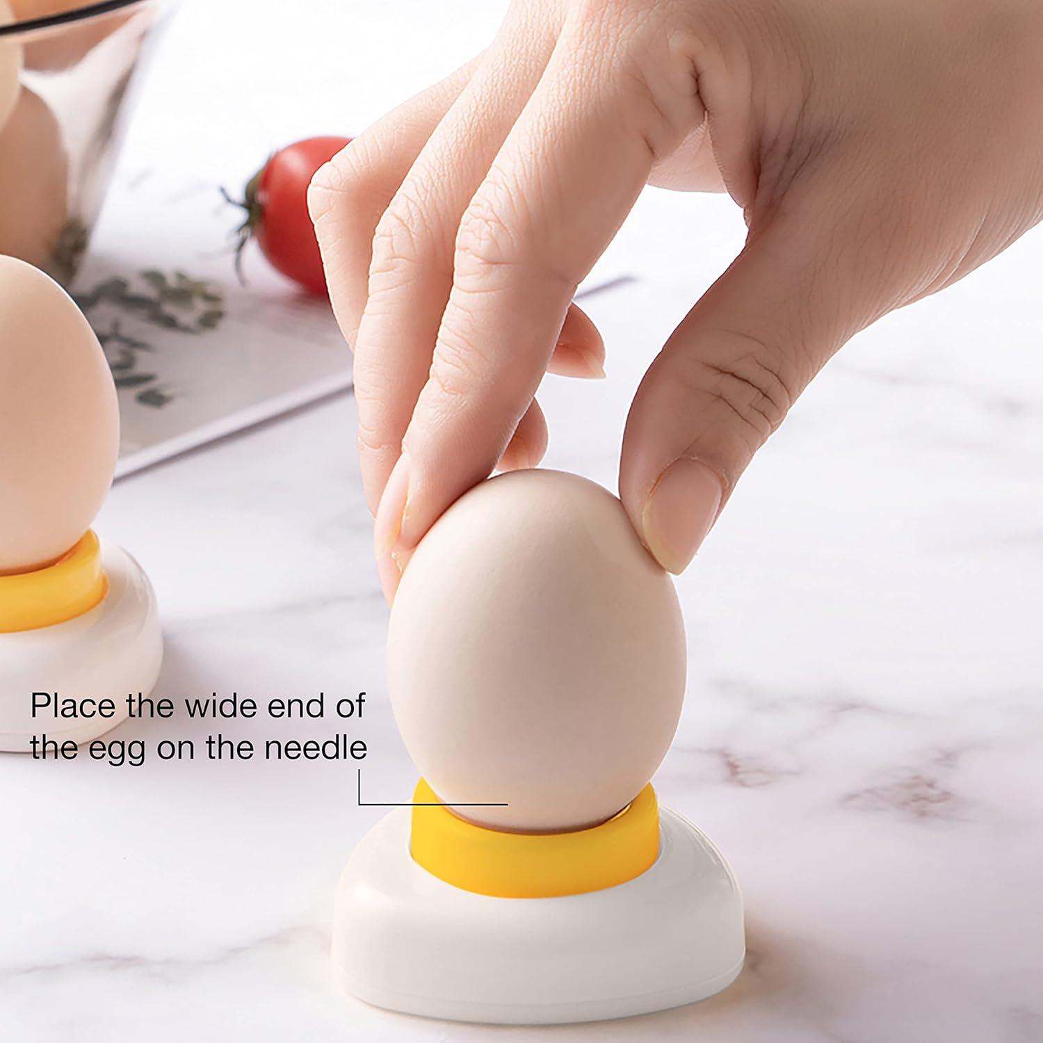 Pinchador de Huevos Duros Elestoria - Pelador Manual de Acero Inoxidable