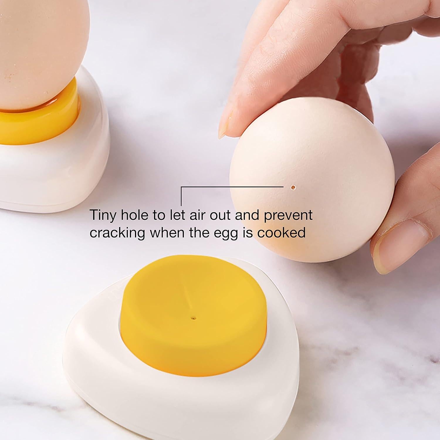 Pinchador de Huevos Duros Elestoria - Pelador Manual de Acero Inoxidable