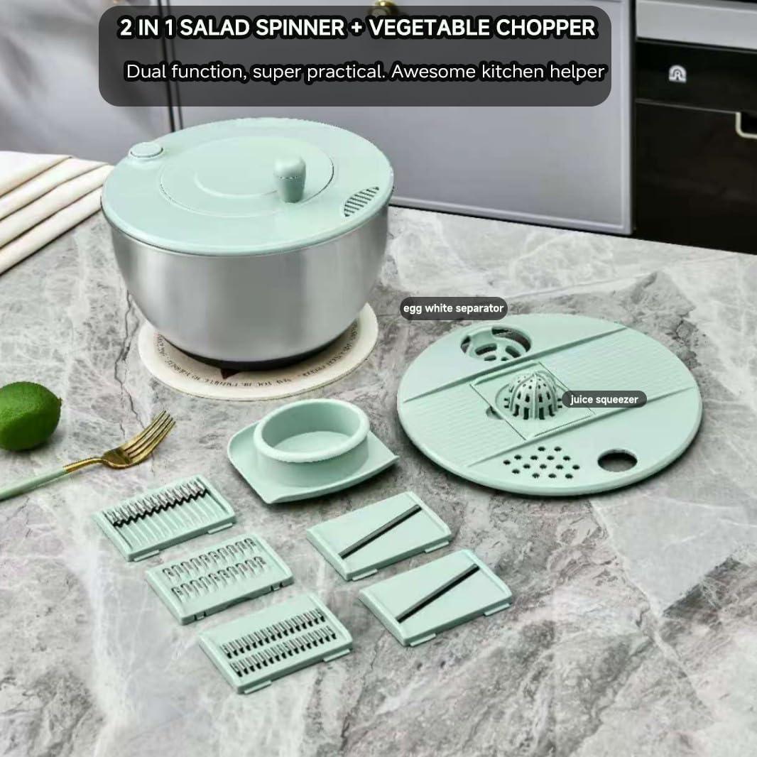 Escurridor de Ensalada 5 en 1 SYXLTSH Acero Inoxidable 304