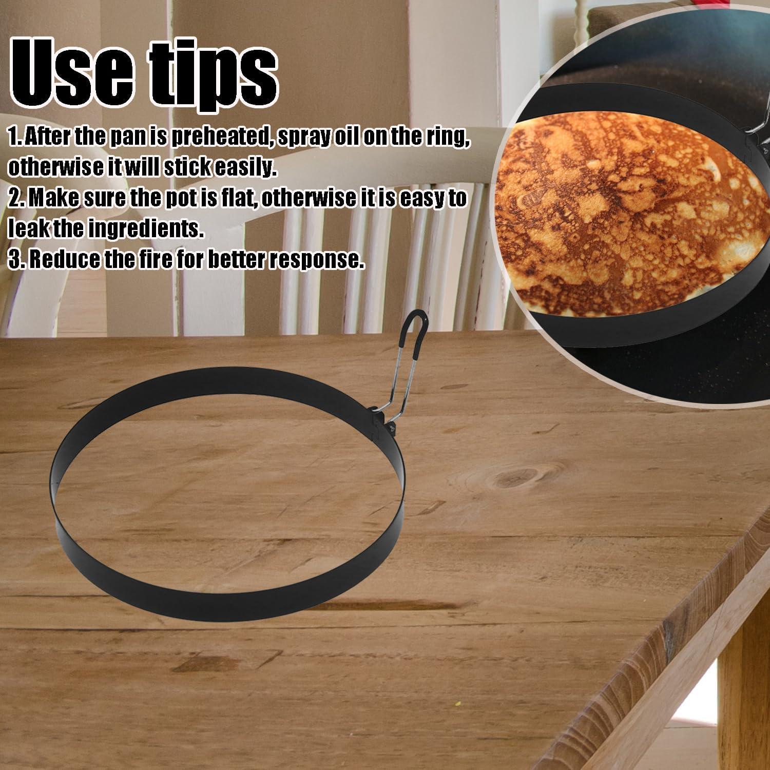 Anillo de Omelette Biunnru de Acero Inoxidable 21 cm - 2 Pcs