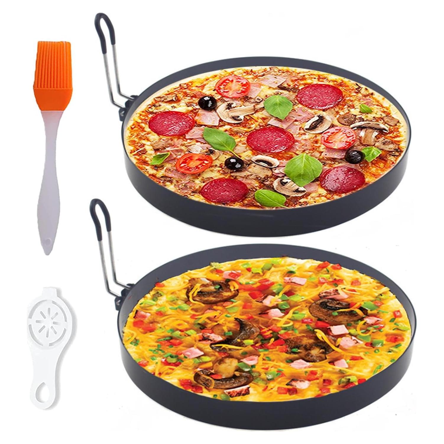 Anillo de Omelette Grande WOWITIS 20 cm Antiadherente con Accesorios