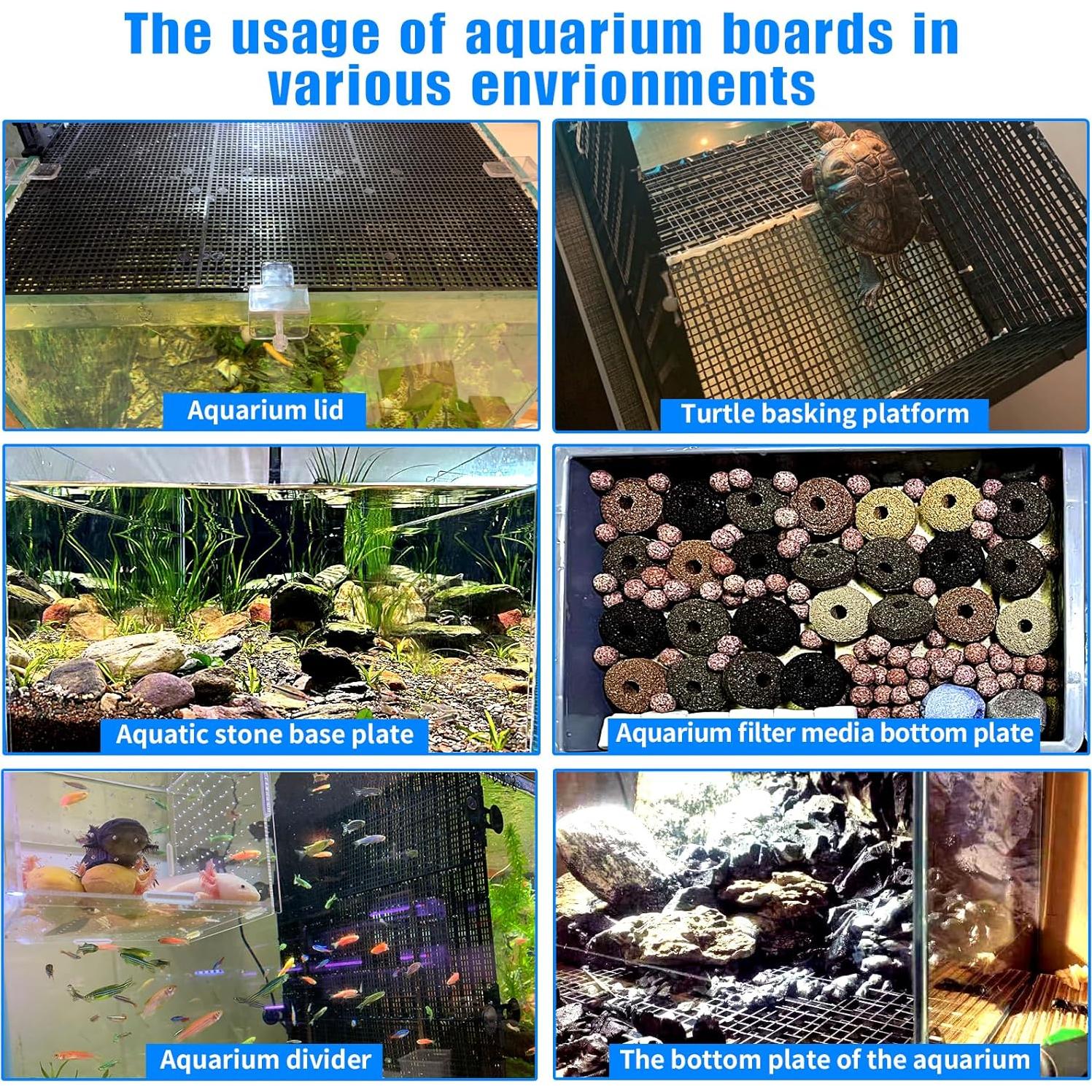 Separador de Acuario 8 Piezas Weramics 30x15 cm Ajustable