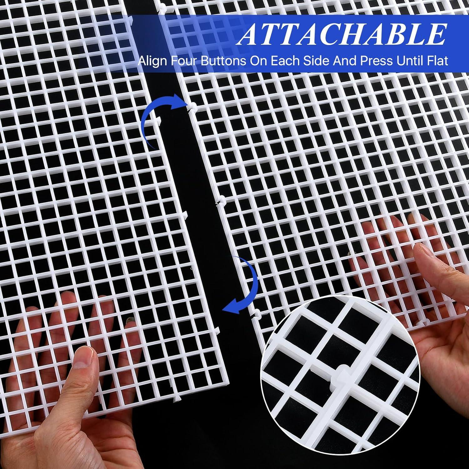 Divisor de Acuario Lainballow 8 Piezas 30 x 30 cm con Ventosas