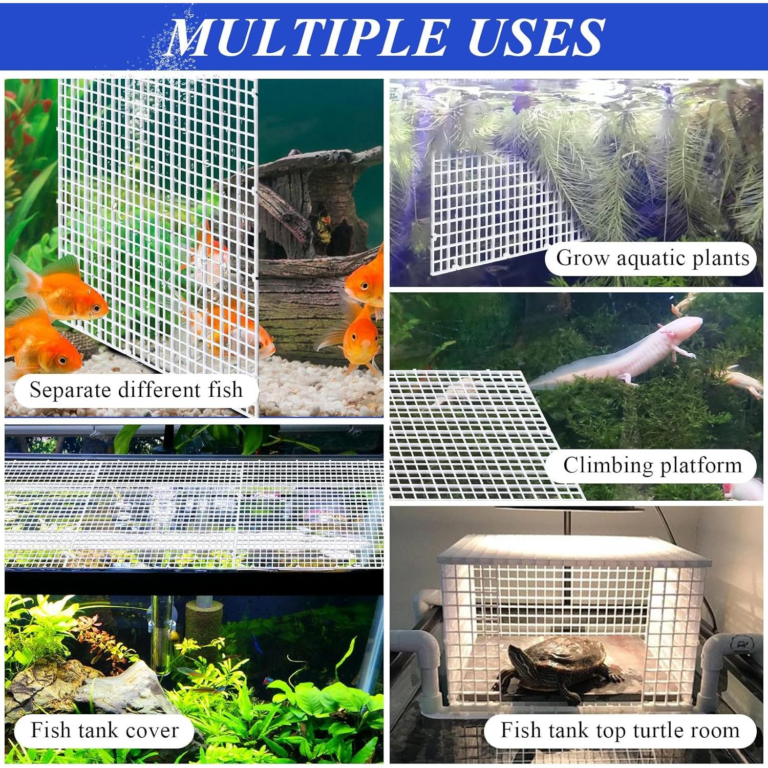 Divisor de Acuario Lainballow 8 Piezas 30 x 30 cm con Ventosas