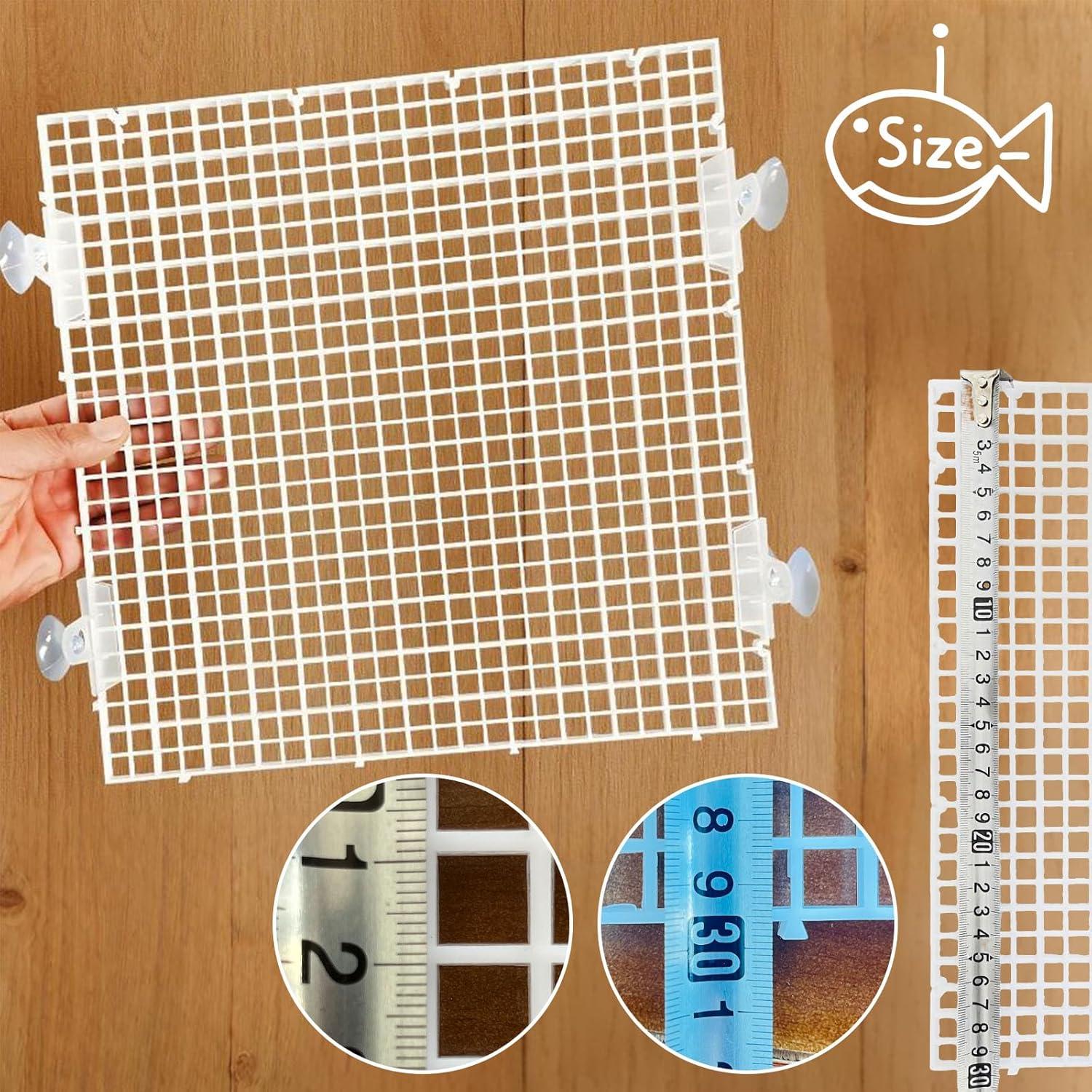 Panel divisor de acuario TQDXZA 30x30 cm blanco 8 paquetes