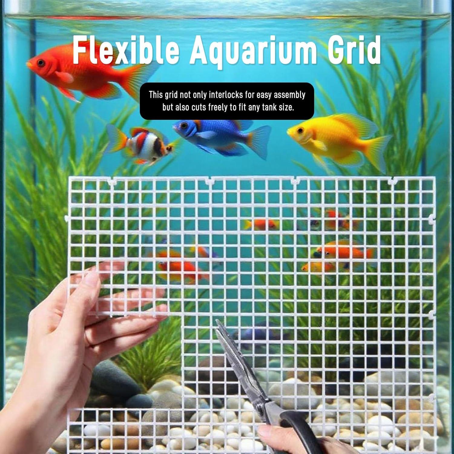 Panel divisor de acuario TQDXZA 30x30 cm blanco 8 paquetes