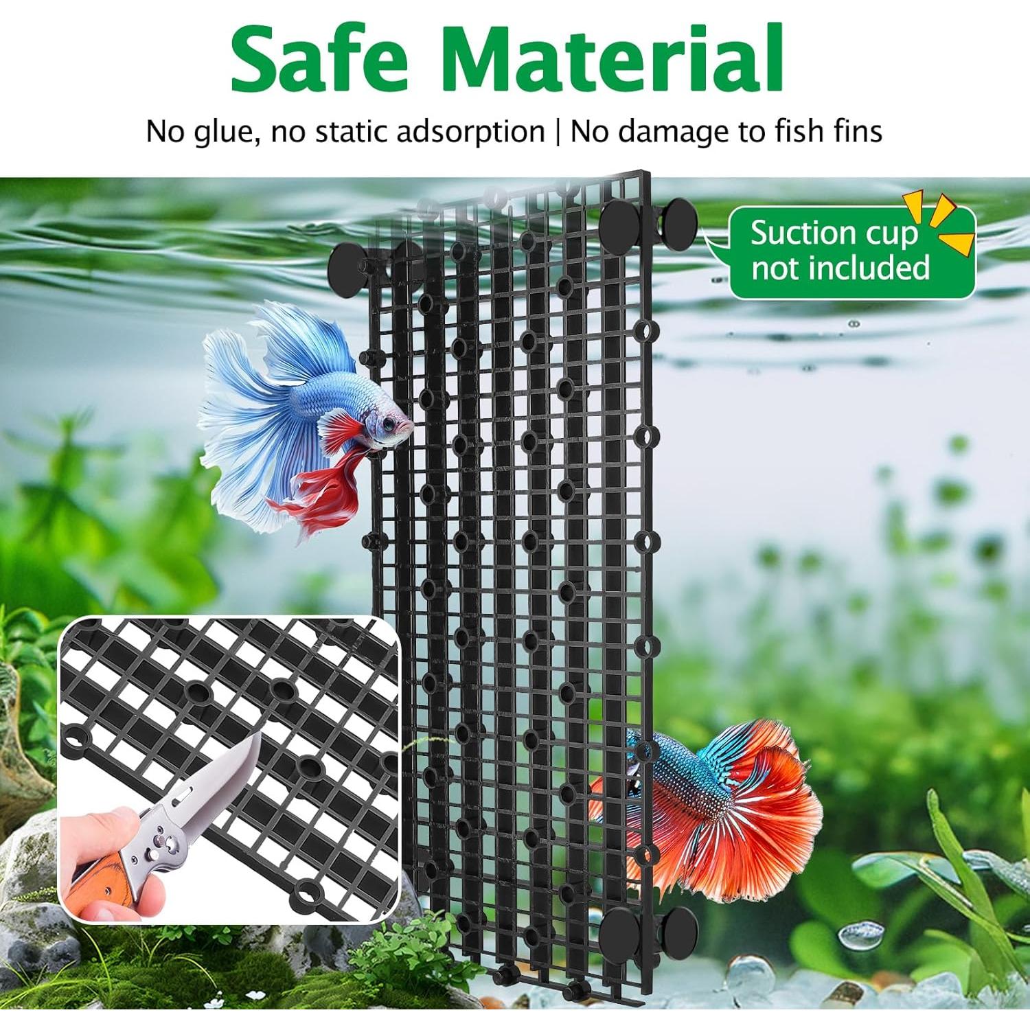 Separador de Acuario Hygger CO2 12pcs Rejilla Plástica 29.5x14.5cm