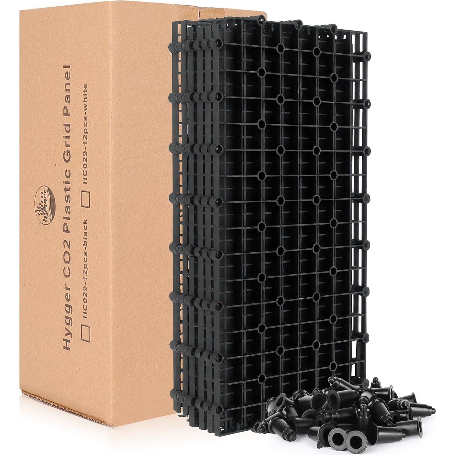 Separador de Acuario Hygger CO2 12pcs Rejilla Plástica 29.5x14.5cm