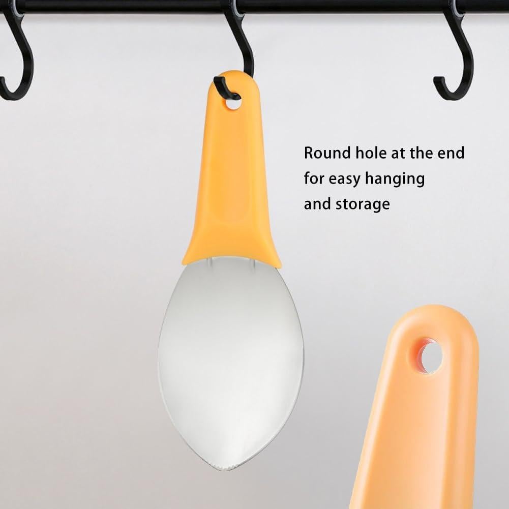 Cortador de Mango JOMIHONEY 2 Pcs Acero Inoxidable Naranja