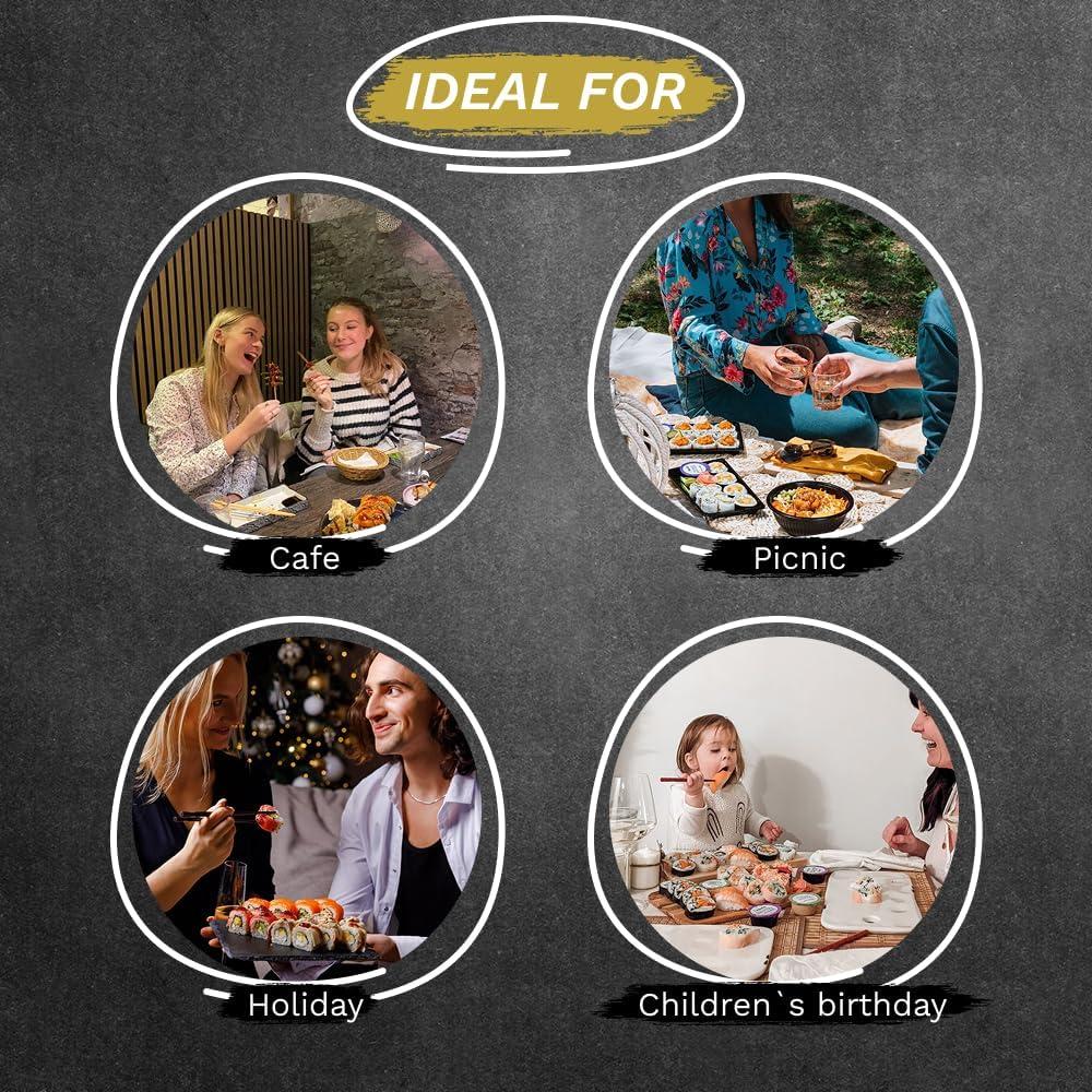 Kit de Hacer Sushi Sheriffdrink con Rodillo Bazooka y Utensilios