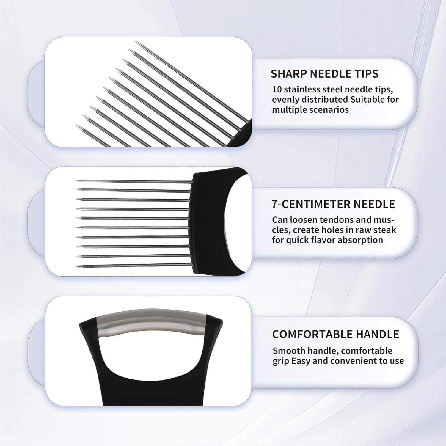 Soporte Cortador de Cebolla Dvvsav con Pelador de Ajo - Acero Inoxidable
