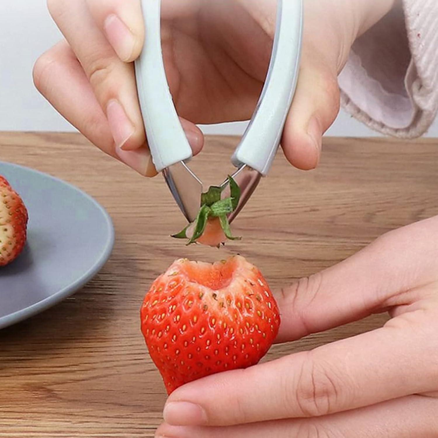 Desgajadora de Fresas GBSCLOVER, Acero Inoxidable, Mango Ergonómico