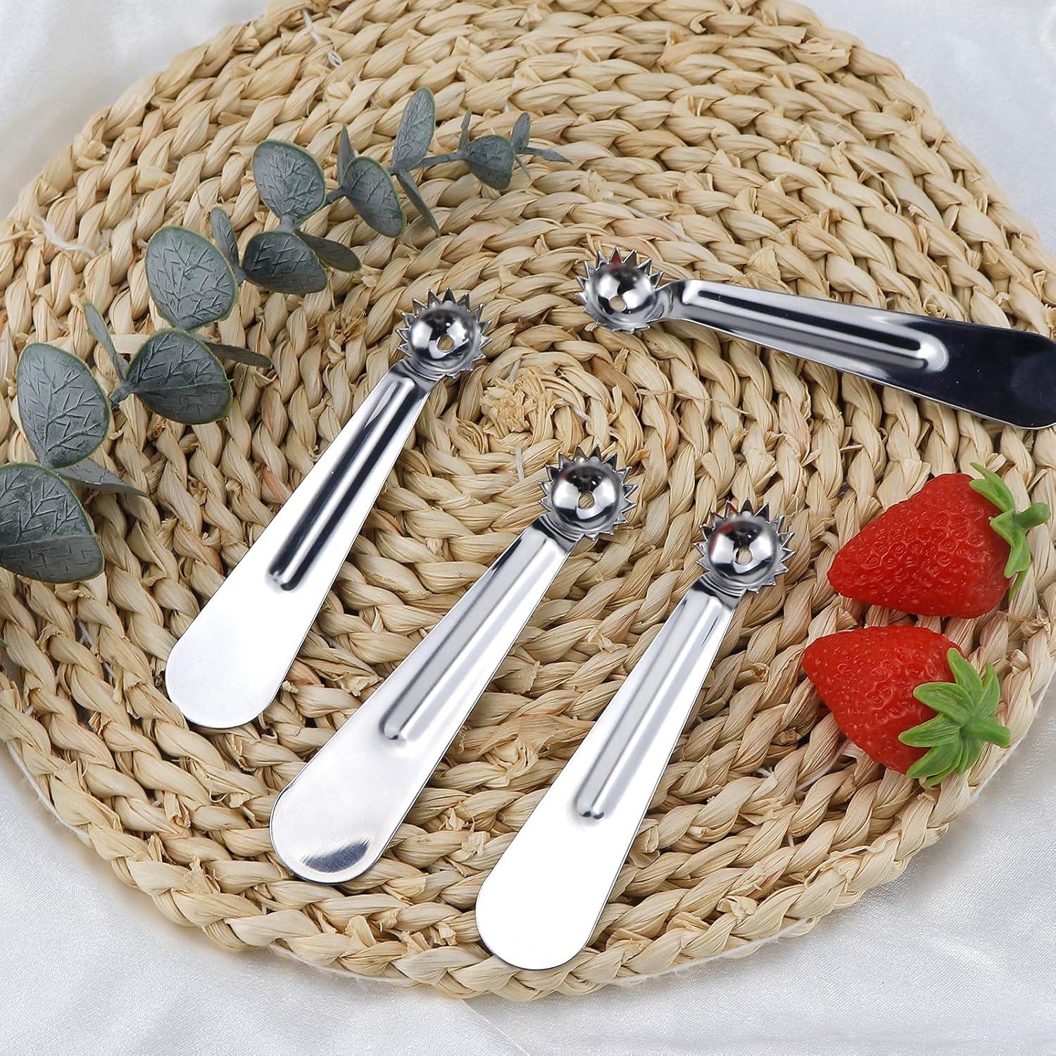 Juego de 4 Herramientas para Quitar Corazones UPIQNG Acero Inoxidable