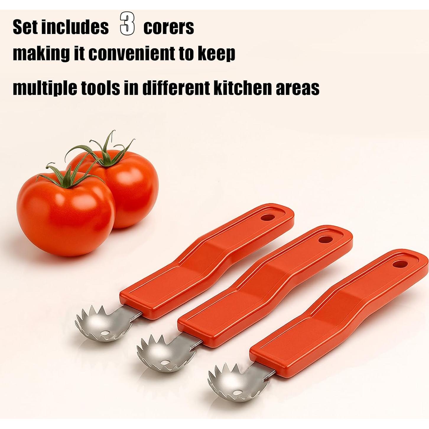 Descorazonador de Tomate y Fresa Bounbal - Paquete de 3