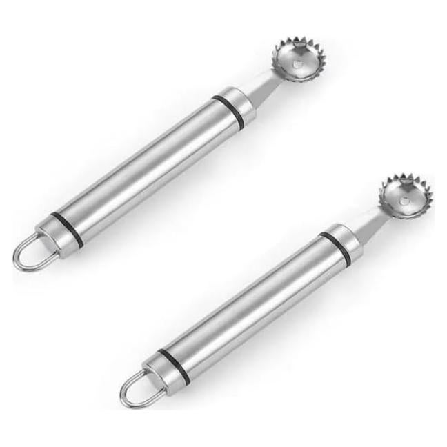 Juego de 2 Hullers de Acero Inoxidable Myuiao Multi-Función