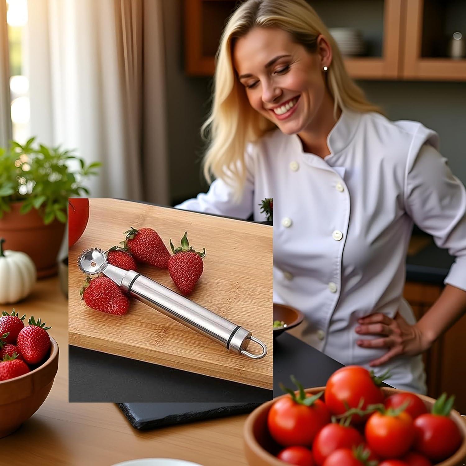 Herramienta de deshuesar Cauaoa de acero inoxidable 15.24 cm