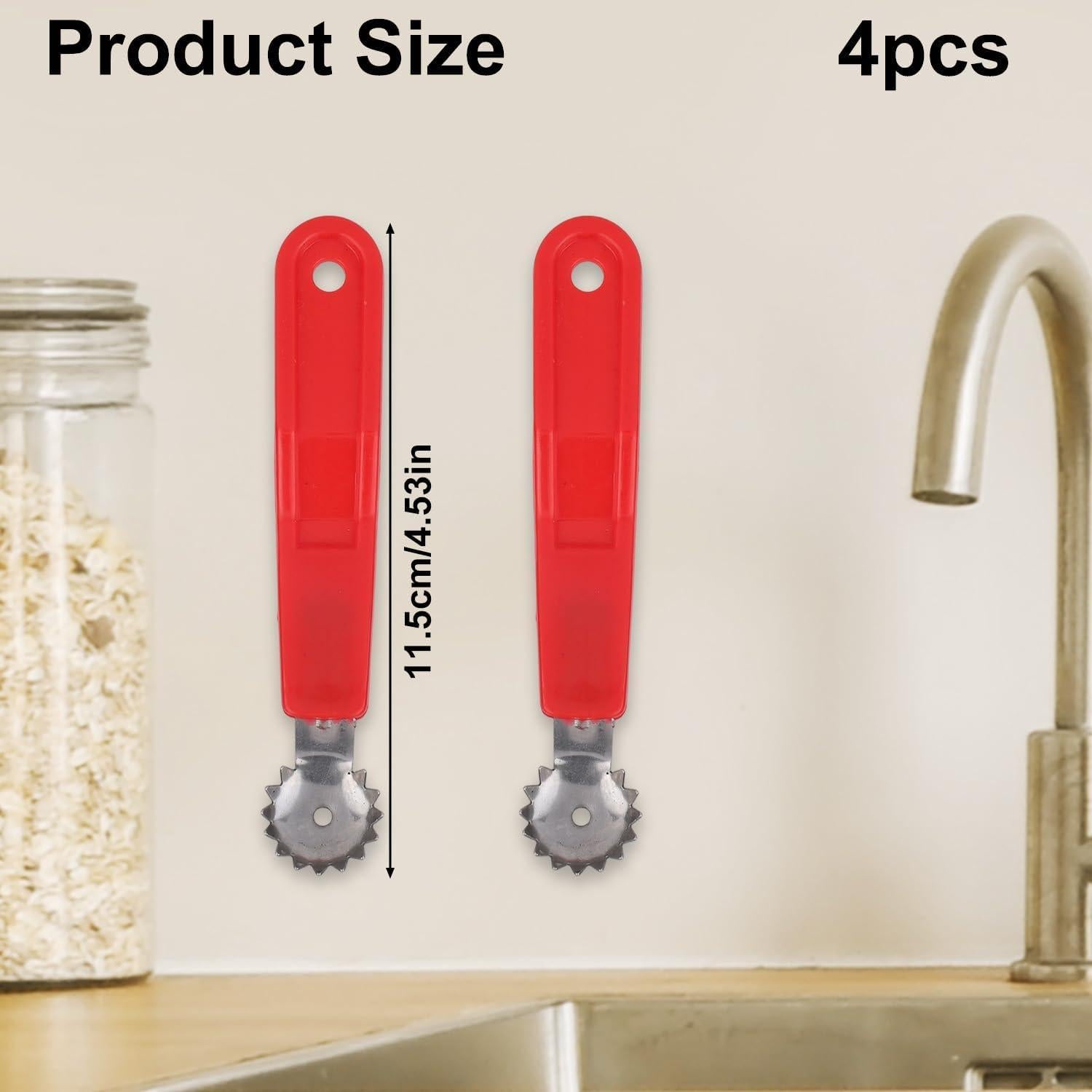 Herramientas para desinfectar frutas Penitue 4 piezas acero inoxidable