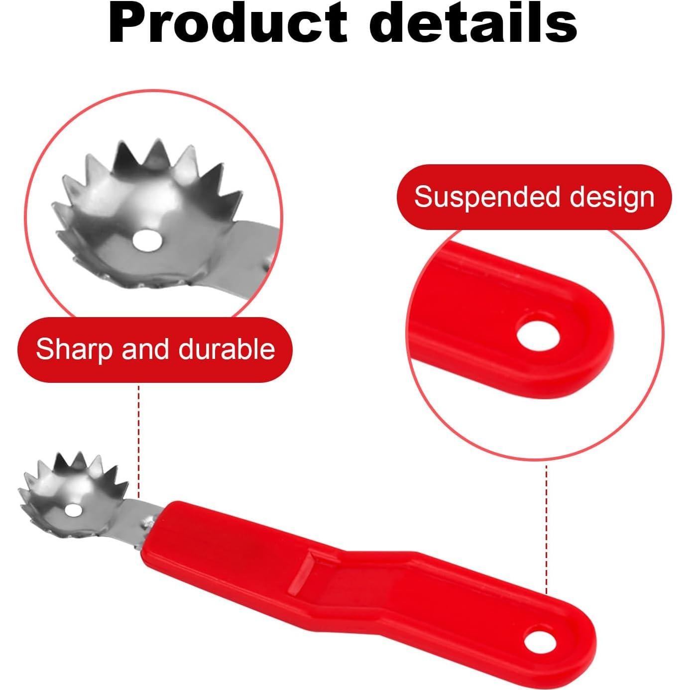 Herramientas para desinfectar frutas Penitue 4 piezas acero inoxidable