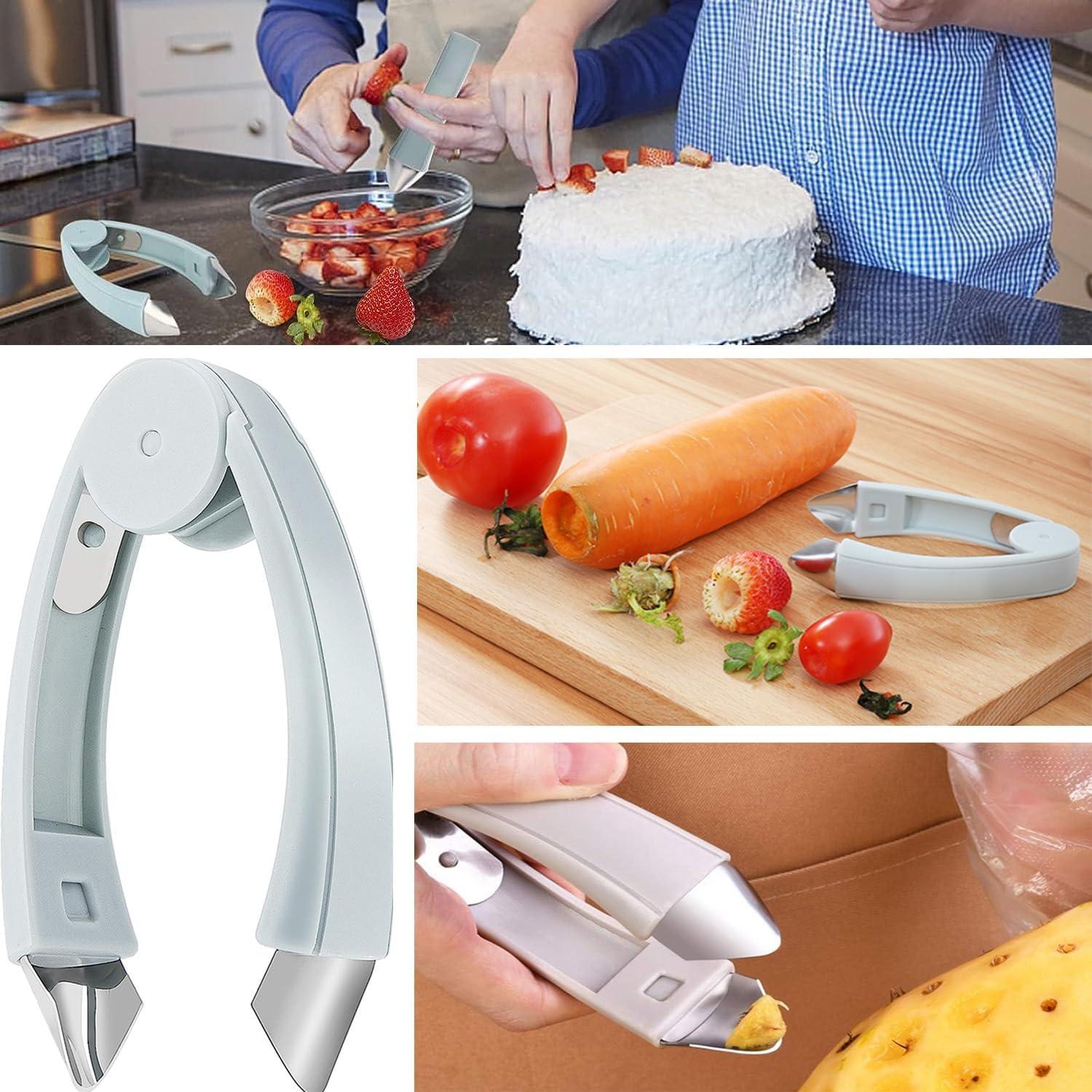 Pelador de Frutas AKOAK Acero Inoxidable 12x5 cm Azul