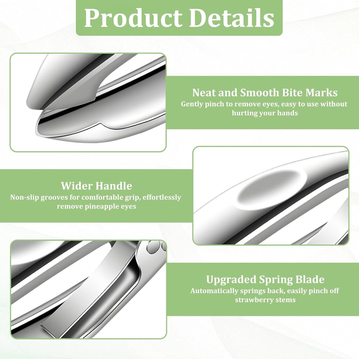 Desgajadora de Fresas SpaceWings Acero Inoxidable 304 15cm