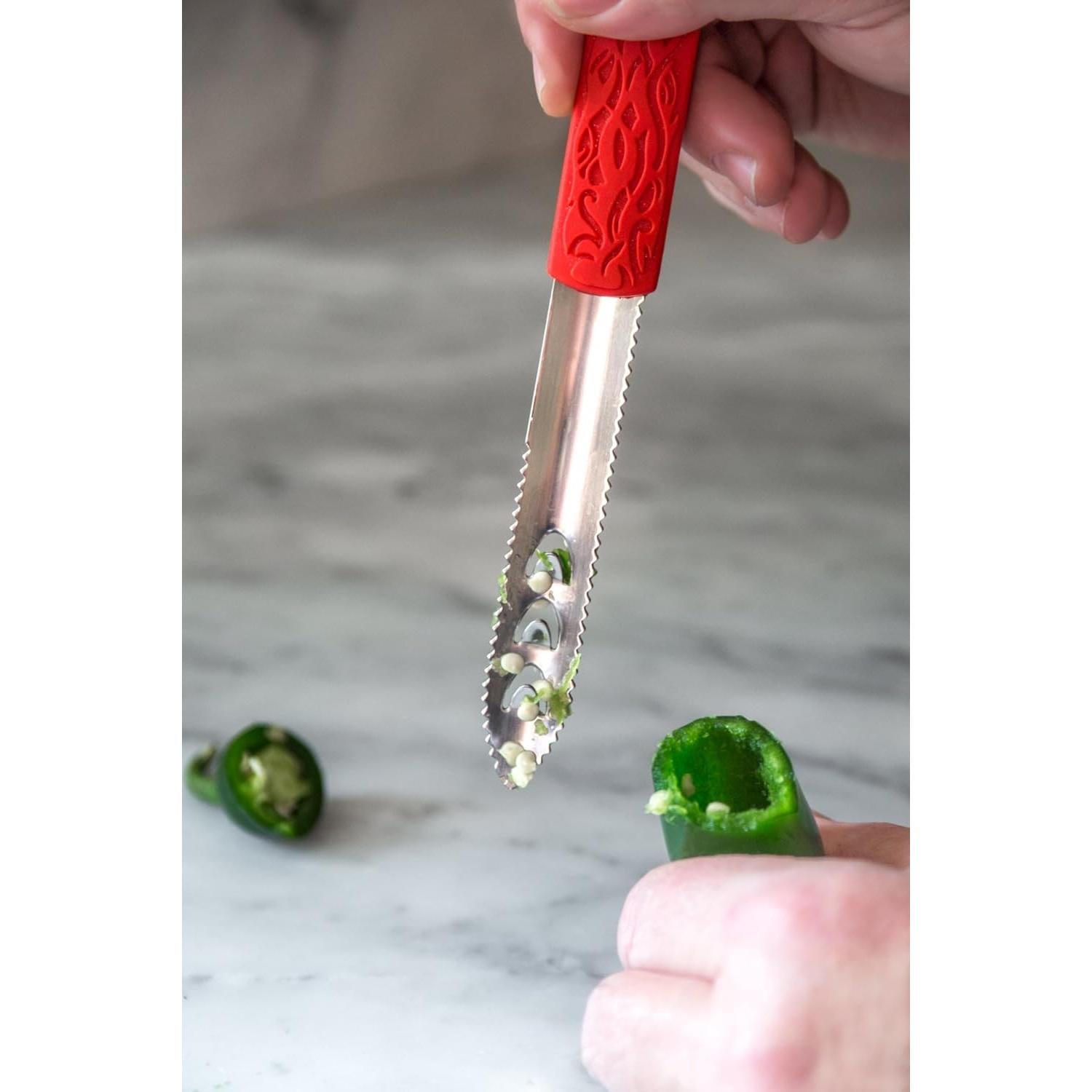 Cuchillo Corer de Jalapeño Outset 20.3 cm Acero Inoxidable