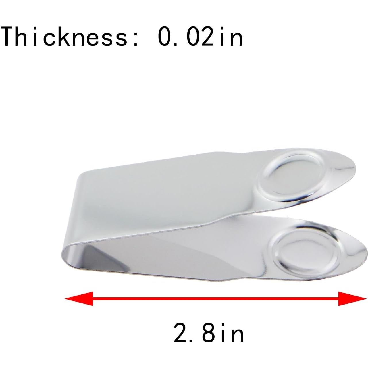 2 Piezas Clip de Acero Inoxidable GZWZH para Fresas