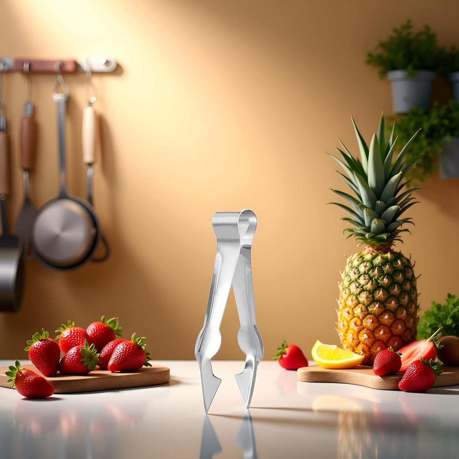 Clip Removedor de Tallos Cauaoa - Acero Inoxidable 15.2 cm