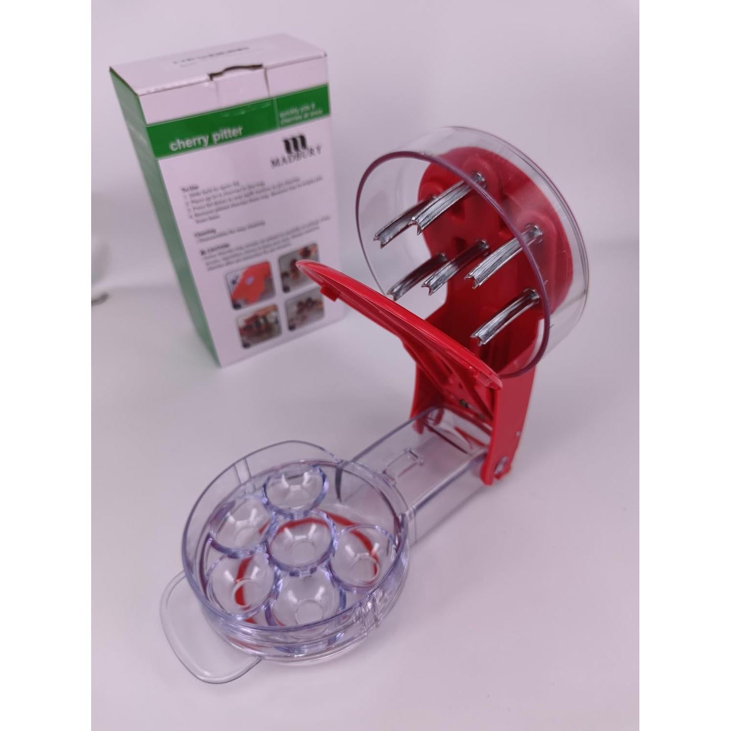 Quita Huesos de Cereza MADBURY 6 en 1 Acero Inoxidable 304