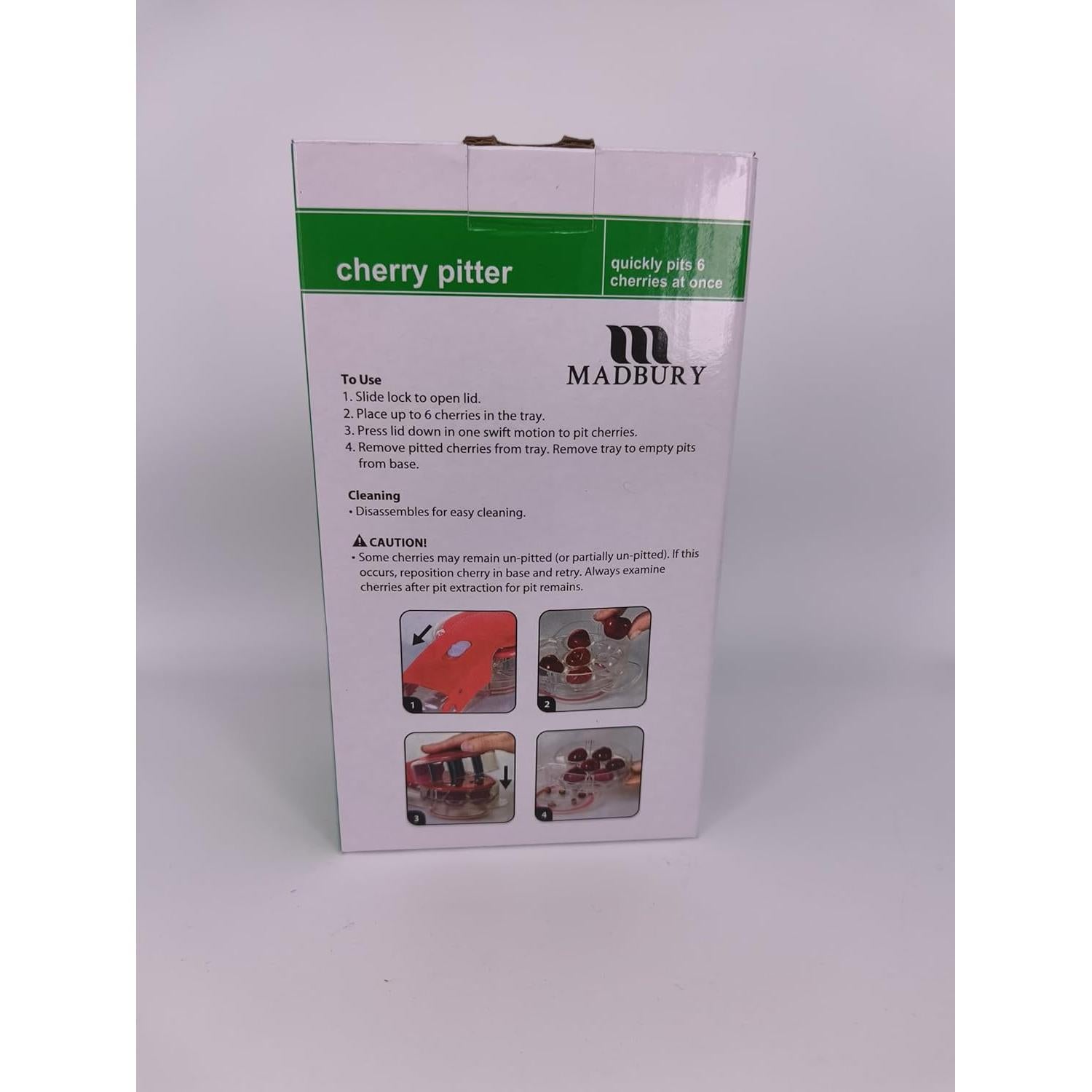 Quita Huesos de Cereza MADBURY 6 en 1 Acero Inoxidable 304