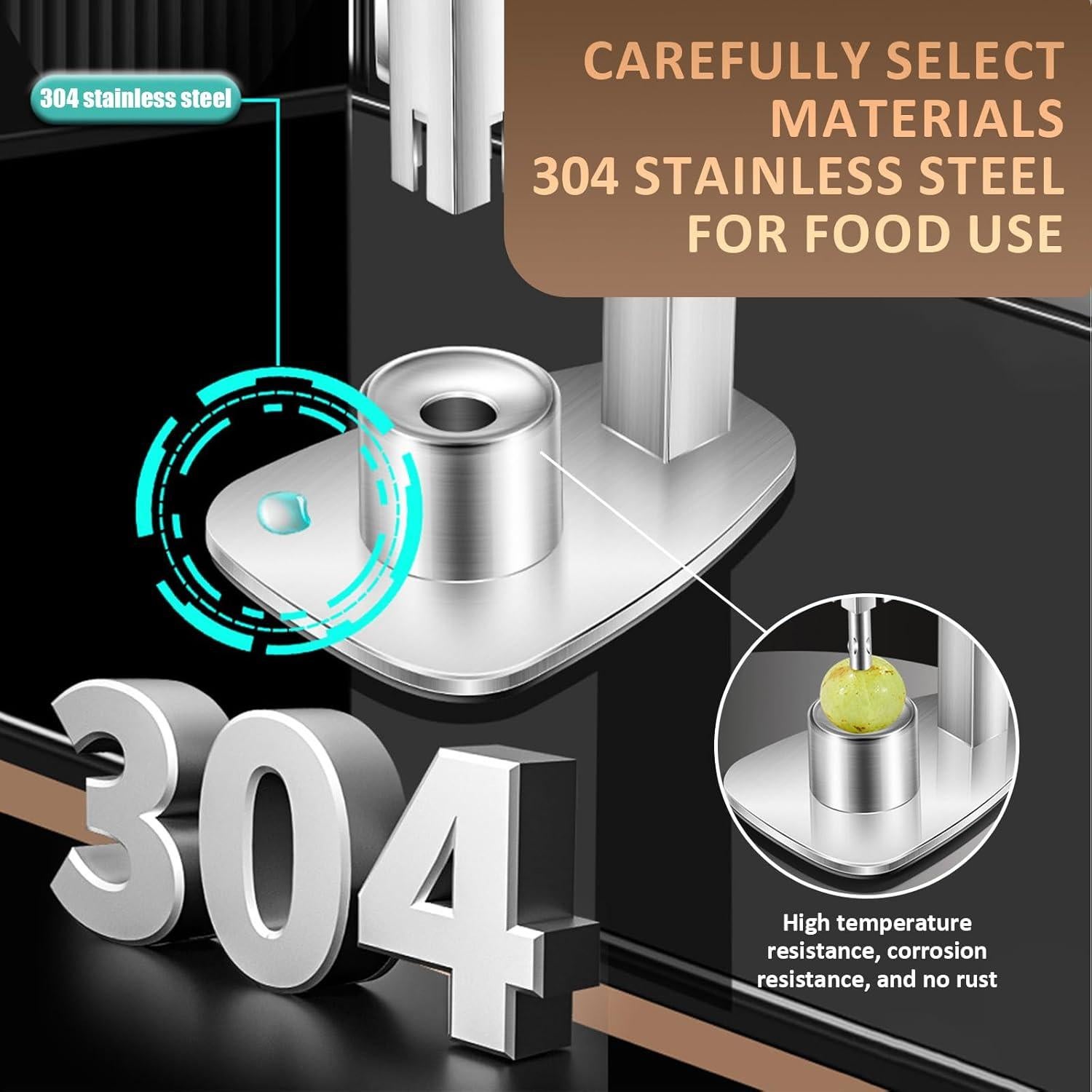 Deshuesador de Cereza PhantomSky de Acero Inoxidable, 320g